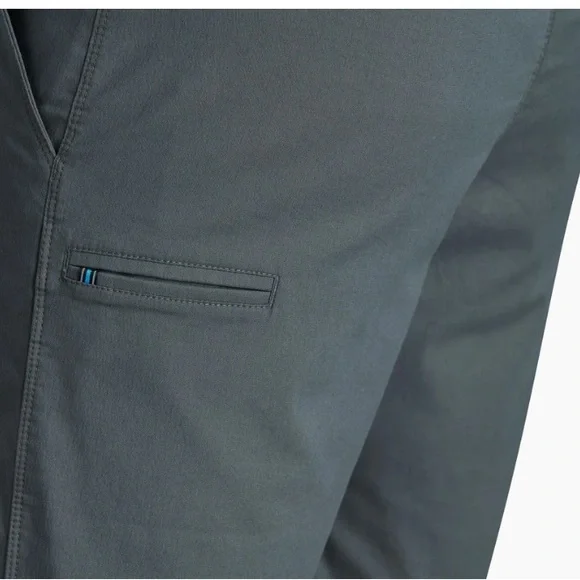 Kuhl Men's Resistor Lite Chino Short 32 Charcoal Blue Casual Stretch Classic - Picture 4 of 16